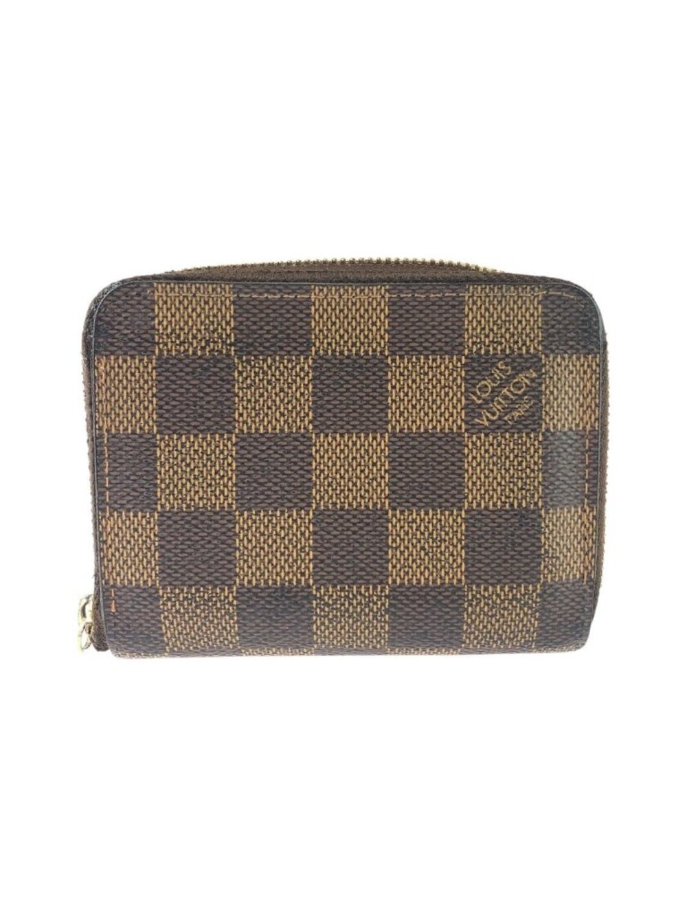 Louis Vuitton Damier Zippy Coin Purse Brown Card Case